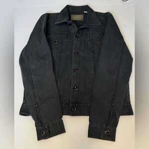 Vintage GUESS black denim men’s jacket